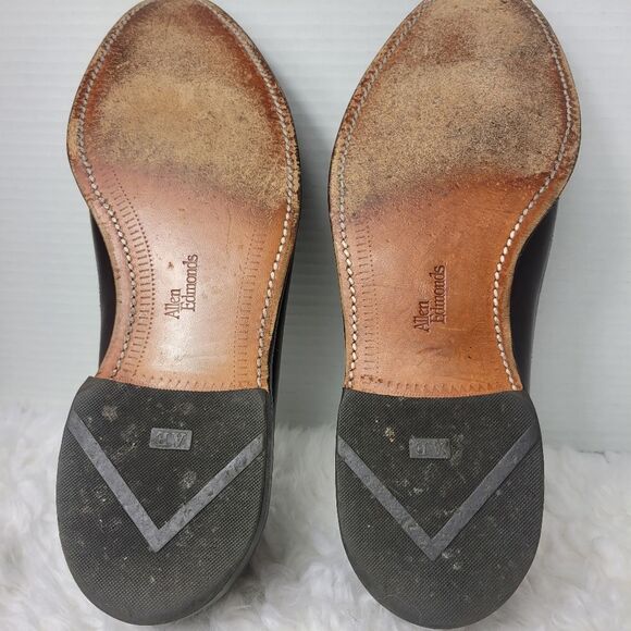 Allen Edmonds Manchester Mens Tassel Loafer 9.5 D Burdundy Calfskin Dress Shoes - Picture 10 of 10